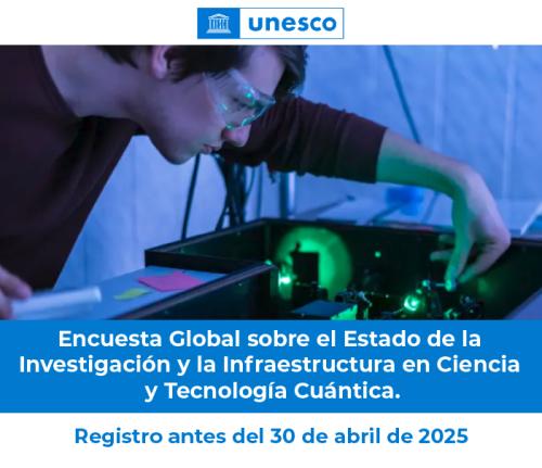Encuesta Global sobre el Estado de la Investigación y la Infraestructura en Ciencia  y Tecnología Cuántica.