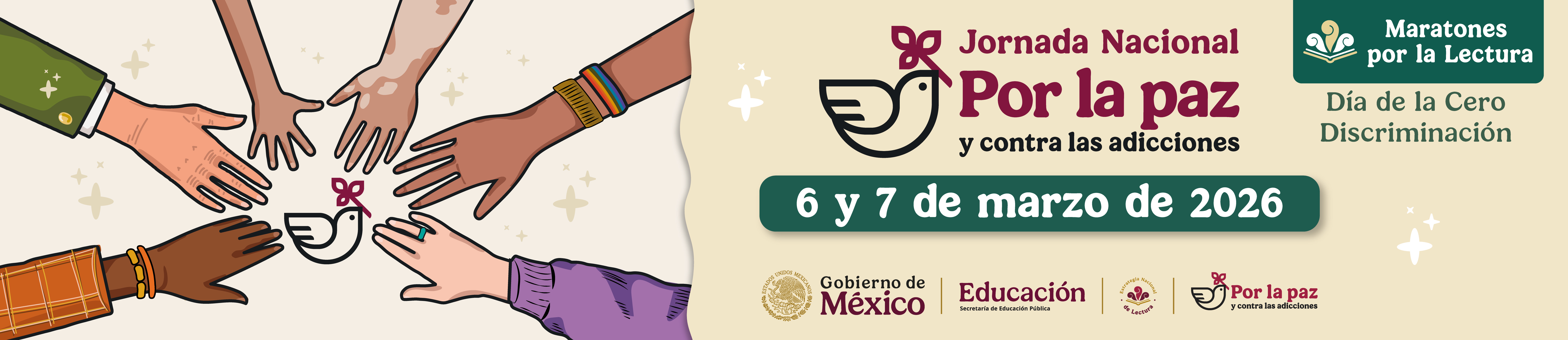 Jornada Nacional por la paz y contra las adicciones