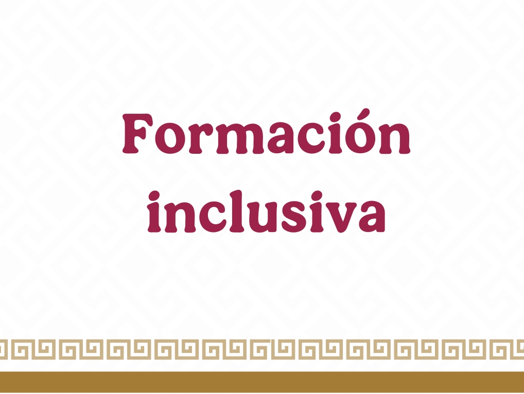 Formación inclusiva